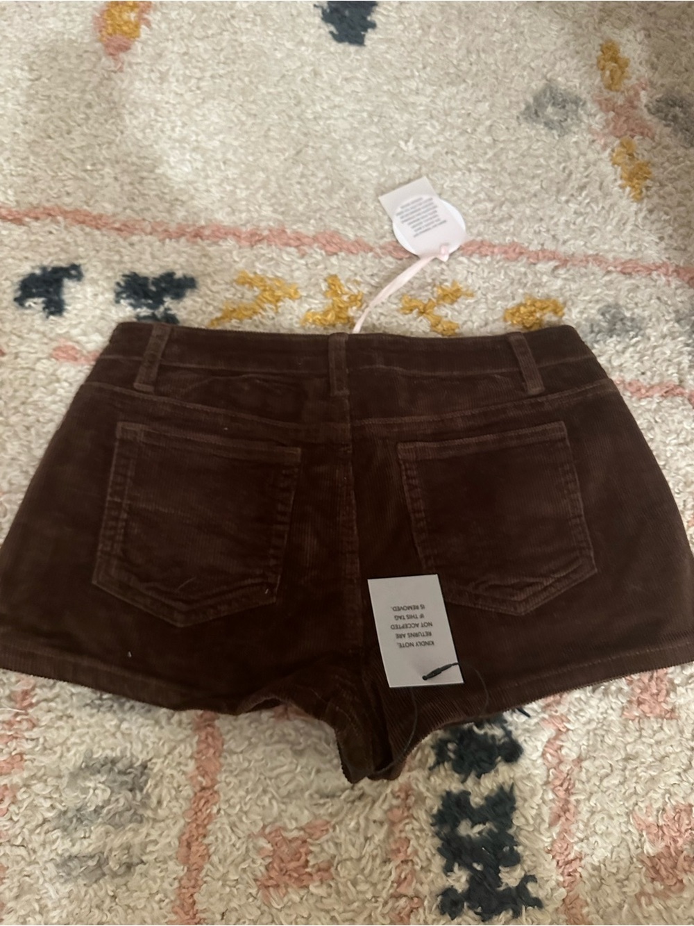 More to Come Lana Mini Brown Curdoroy Skort Womens Size Medium NWT ✨ - Picture 5 of 5